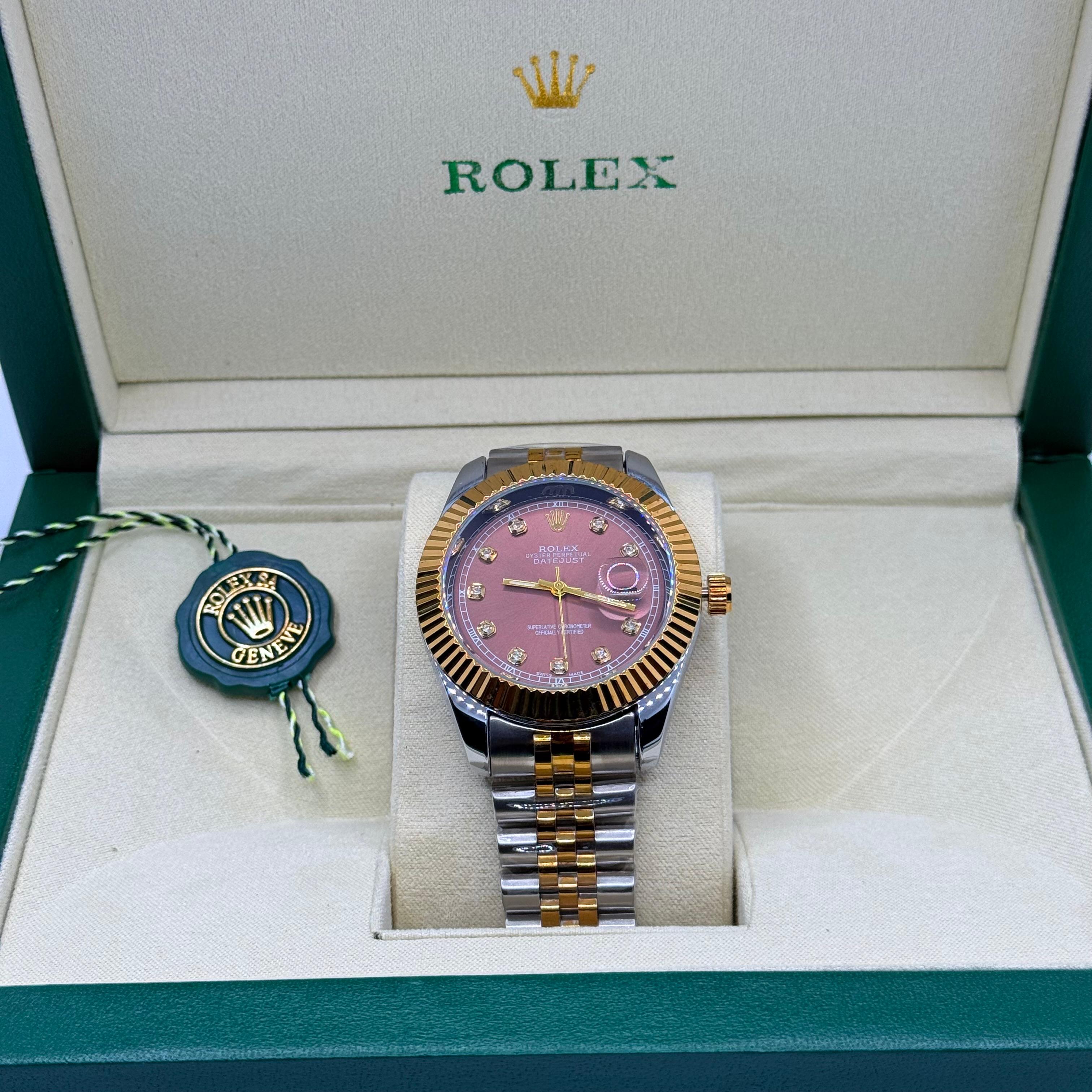 Rolex Jublie chain truetone brown dial ⌚