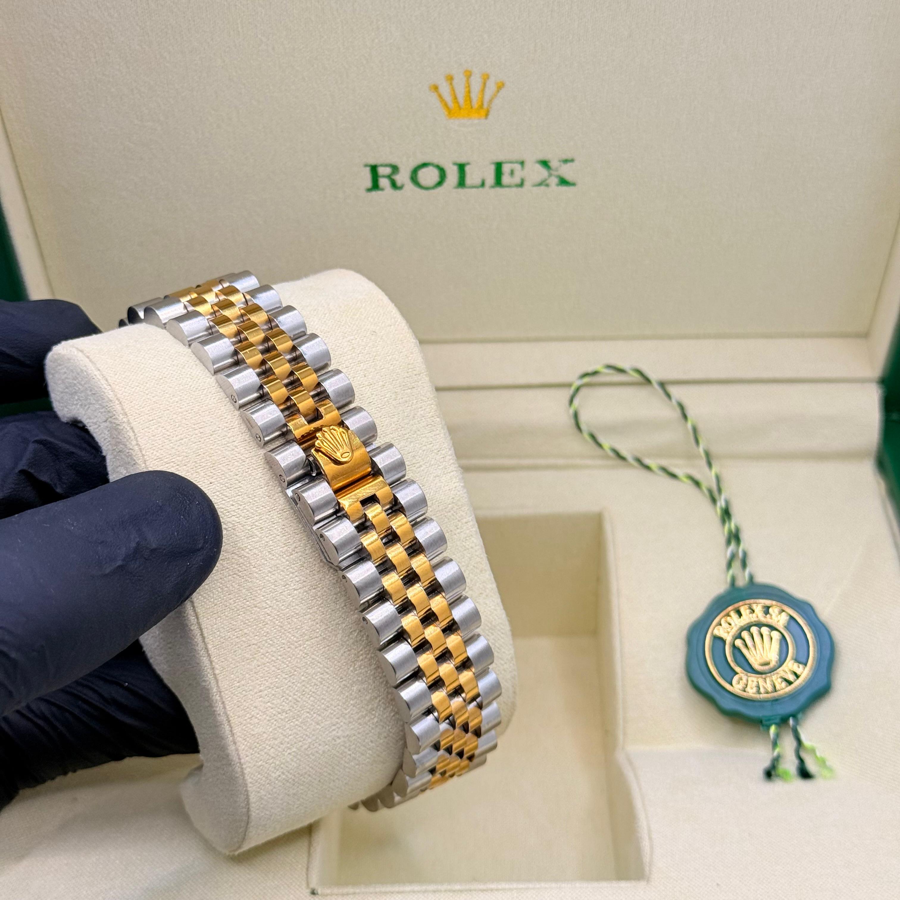 Rolex Jublie chain truetone brown dial ⌚